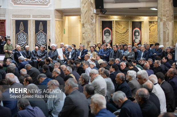 مراسم گرامیداشت شهید علی لاریجانی و فرزندش شهید مرتضی لاریجانی
