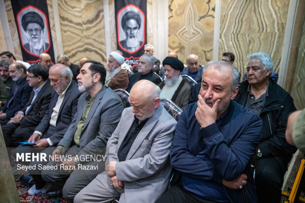 مراسم گرامیداشت شهید علی لاریجانی و فرزندش شهید مرتضی لاریجانی