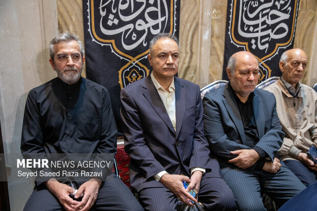 مراسم گرامیداشت شهید علی لاریجانی و فرزندش شهید مرتضی لاریجانی