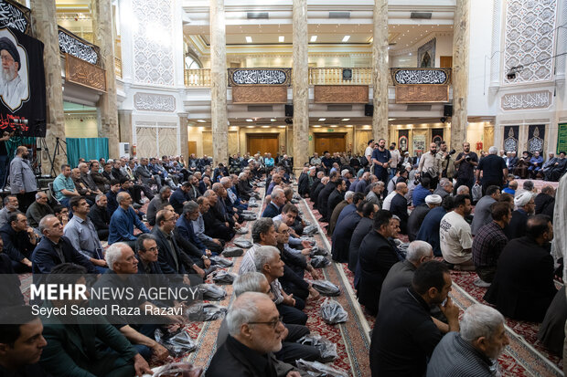 مراسم گرامیداشت شهید علی لاریجانی و فرزندش شهید مرتضی لاریجانی