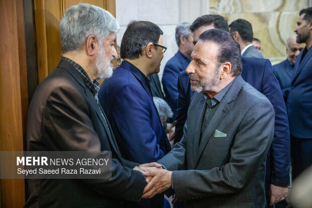 مراسم گرامیداشت شهید علی لاریجانی و فرزندش شهید مرتضی لاریجانی