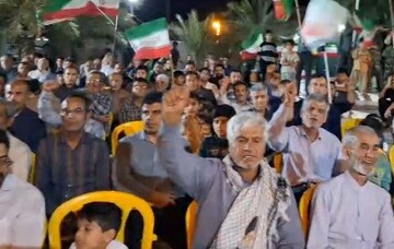 اجتماع و راهپیمایی مردم انقلابی آبدان
