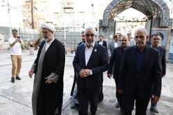 حضور تولیت آستان مقدس علوی در حرم سبزقبای دزفول