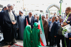 نمایی متفاوت از حضور تولیت آستان مقدس علوی در دزفول