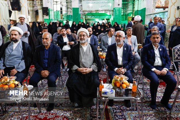 آیین حضور تولیت آستان قدس علوی در آستان مقدس حضرت محمدبن موسی الکاظم (سبزقبا) دزفول