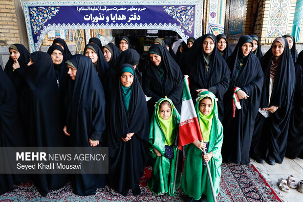 آیین حضور تولیت آستان قدس علوی در آستان مقدس حضرت محمدبن موسی الکاظم (سبزقبا) دزفول