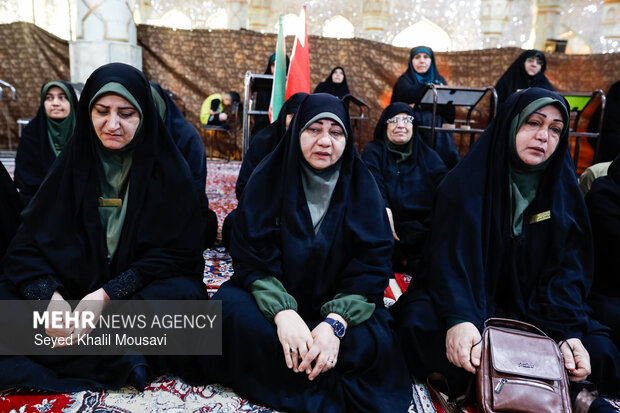 آیین حضور تولیت آستان قدس علوی در آستان مقدس حضرت محمدبن موسی الکاظم (سبزقبا) دزفول
