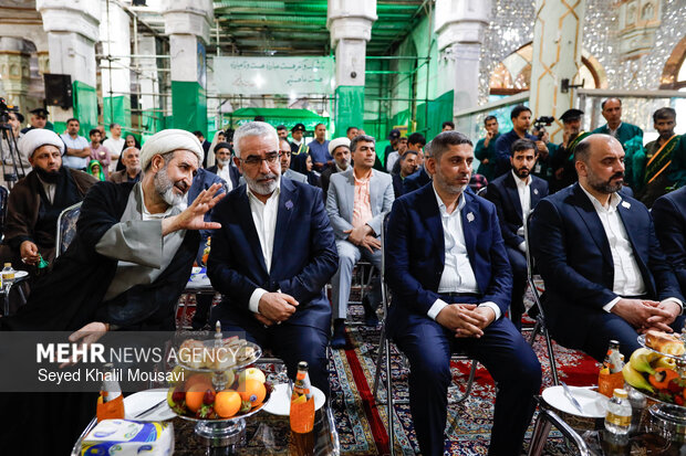 آیین حضور تولیت آستان قدس علوی در آستان مقدس حضرت محمدبن موسی الکاظم (سبزقبا) دزفول