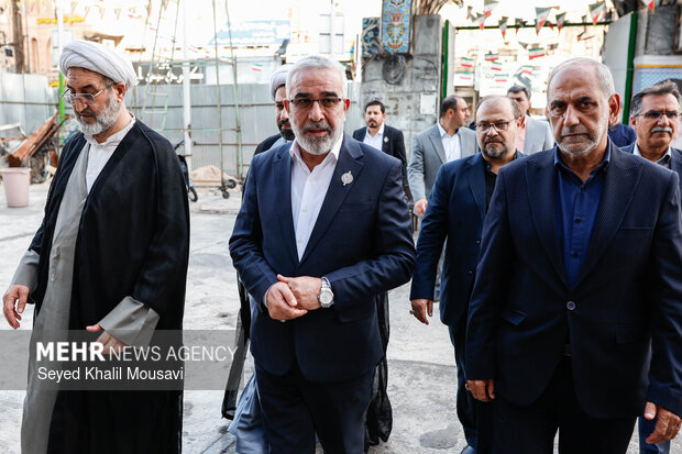 آیین حضور تولیت آستان قدس علوی در آستان مقدس حضرت محمدبن موسی الکاظم (سبزقبا) دزفول