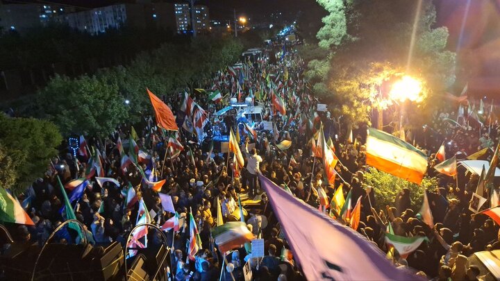 هفتادمین اجتماع نحن منتقمون مردم کرمانشاه