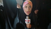 رجزخوانی دانش‌آموز خردسال بیجاری در اجتماعات خیابانی