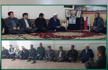 دیدار مسئولان لرستان با خانواده شهیدان «بیاتی، درویشی و ضرونی»