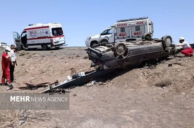 امدادرسانی به ۴ سانحه تصادف استان سمنان؛ یک نفر جان باخت