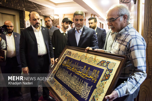 حضورتولیت آستان مقدس علوی در اصفهان