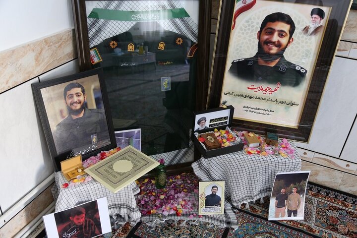 دیدار دانشگاهیان لرستان با خانواده شهید «مهدی ویسکرمی»