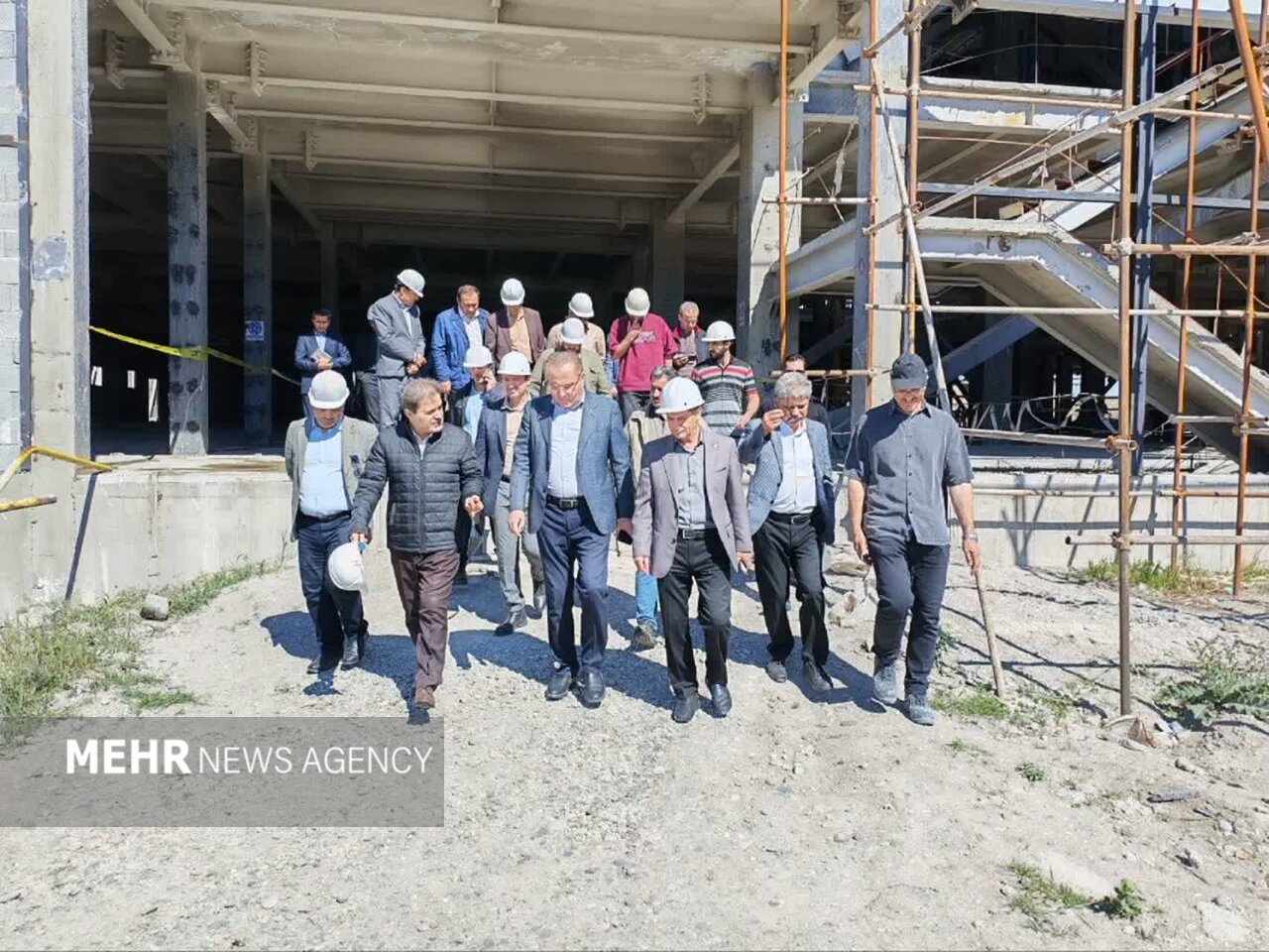 پیشرفت ۳۲ درصدی بیمارستان ۵۰۰ تختخوابی نجف‌زاده اردبیل