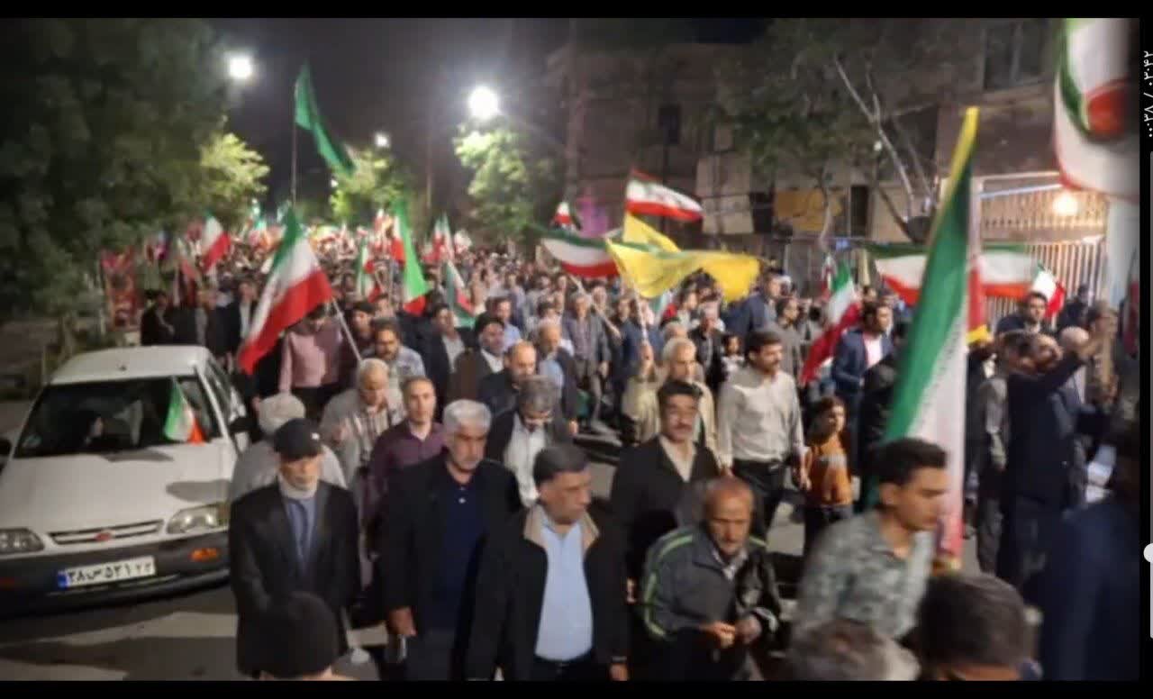 گلپایگان؛ میدان از موجِ حضور مردم به لرزه افتاد