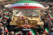 حضور ۱۱۰ زوج «جان‌فدا» با خودروهای نظامی در پایتخت