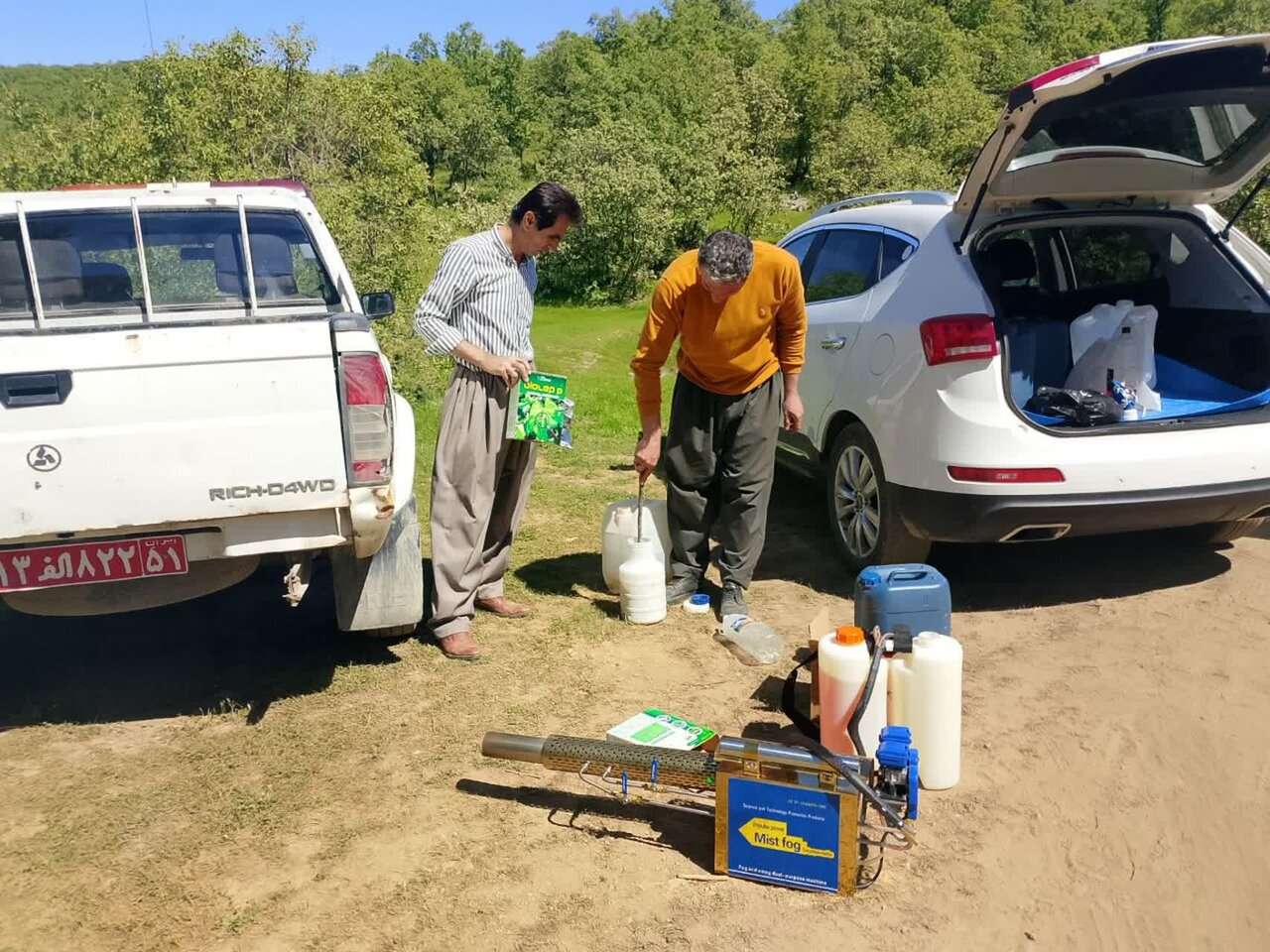 آغاز عملیات مبارزه با آفت جوانه خوار بلوط در جنگل‌های مریوان