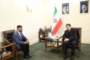 دیدار دارنده مدال جهانی بوکس با وزیر ورزش و جوانان