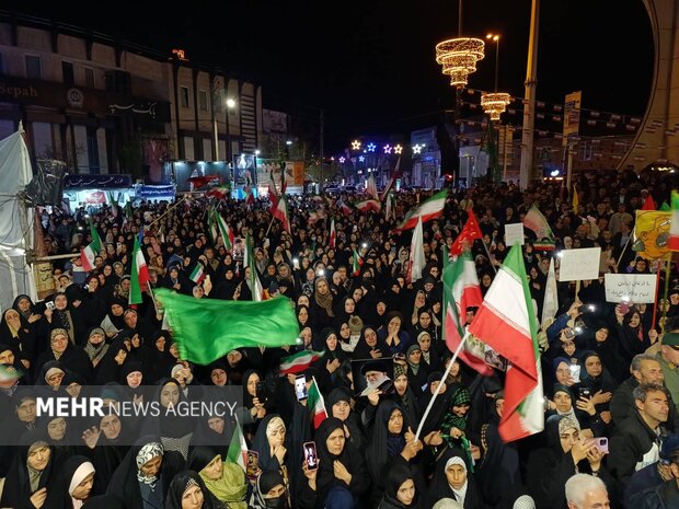 حماسه ماندگار مردم خلخال در دفاع از انقلاب و رهبری