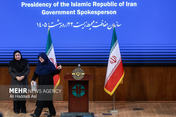 نشست خبری سخنگوی دولت