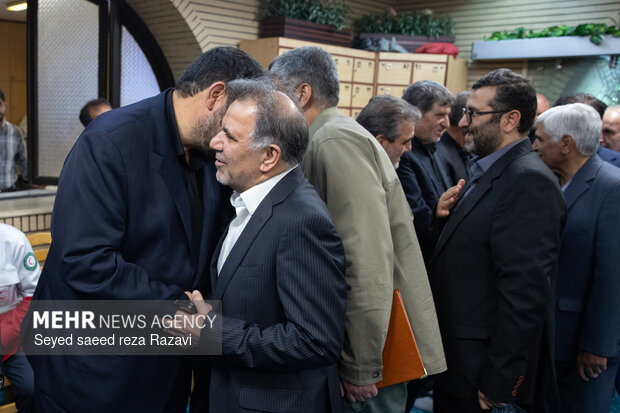 مراسم بزرگداشت والده رئیس سازمان جمعیت هلال احمر