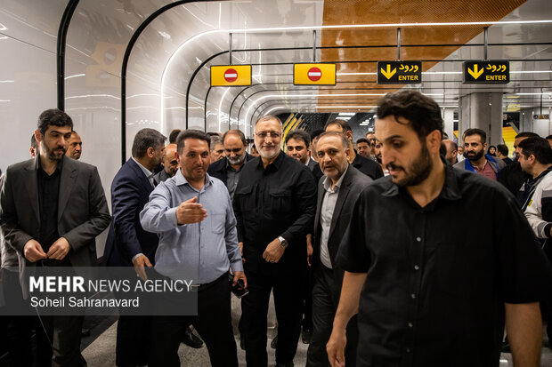 افتتاح ایستگاه مترو ورزشگاه تختی