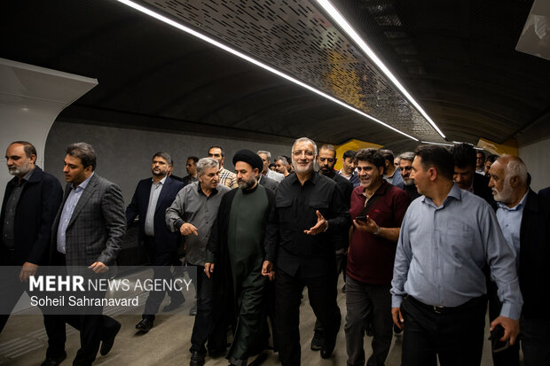 افتتاح ایستگاه مترو ورزشگاه تختی
