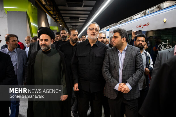 افتتاح ایستگاه مترو ورزشگاه تختی