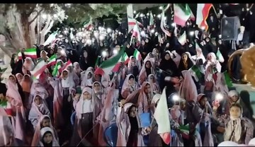 حماسه پرشور کودکان کوهبنانی در شب هفتاد و سوم مقاومت ملی