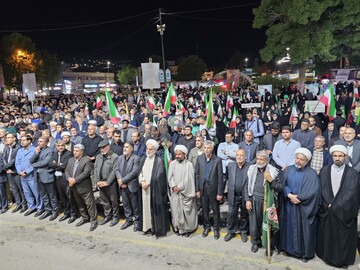 حضور حماسی سنندجی‌ها تجلی وحدت و همبستگی ملی