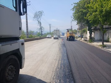 ارتقای زیرساخت‌های حمل‌ و نقل بندر آستارا با اجرای پروژه آسفالت