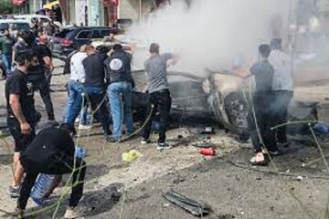 VIDEO: Israel targets car on Jiyeh road, southern Lebanon