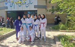 اعزام بانوان کاراته‌کای شاهرودی به لیگ کاراته وان کشور