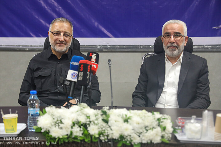 Tehran Mayor Meets the Custodian of the Holy Alawi Shrine in Tehran