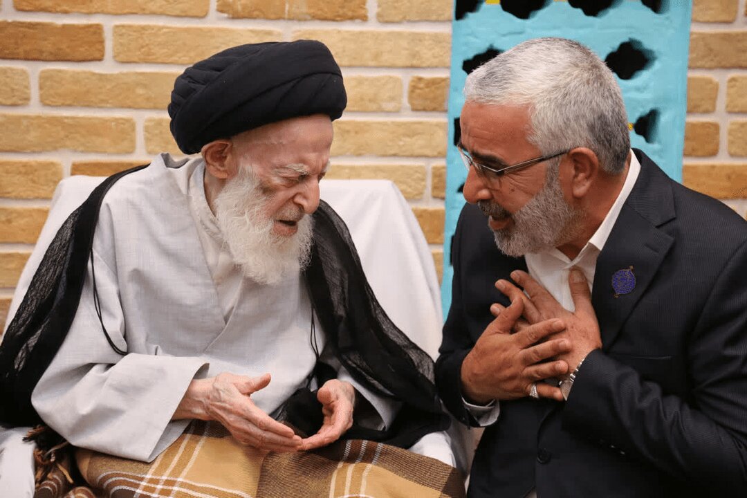 دیدار تولیت آستان مقدس علوی با آیت‌الله‌ شبیری زنجانی در قم