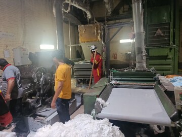قطع عضو کارگر ۴۴ ساله در دستگاه صنعتی