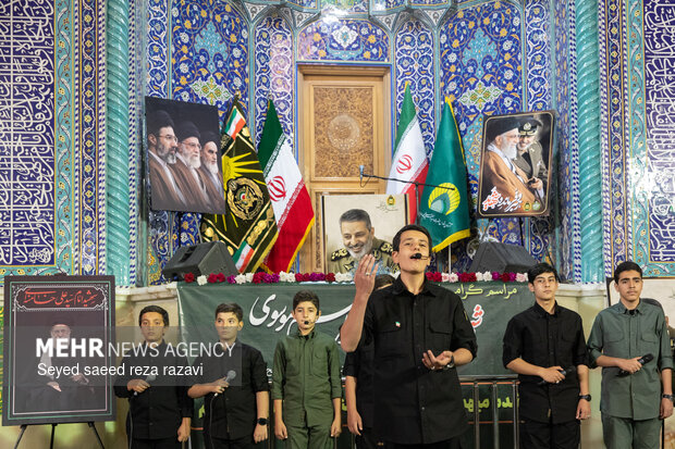 مراسم اربعین سپهبد شهید سید عبدالرحیم موسوی