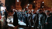 اقامه نماز استغاثه به درگاه امام زمان (عج) در بیجار