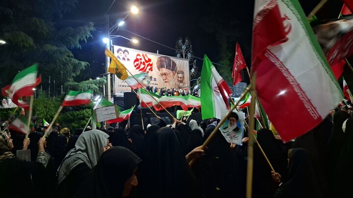 علی آباد در شب به میدان آمد؛ روایت تازه‌ای از حضور مردمی