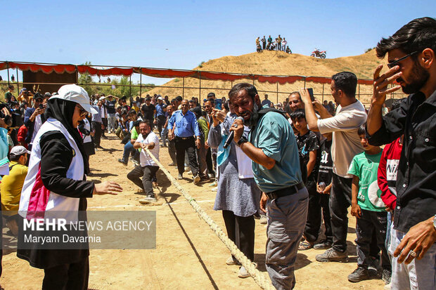 جشنواره بازی های بومی محلی روستای عبدل آباد بجنورد