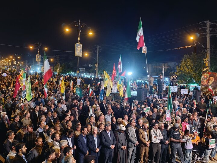 طنین شعار«مرگ بر آمریکا و مرگ بر اسرائیل»در تجمع هفتاد و ششم یاسوجی ها