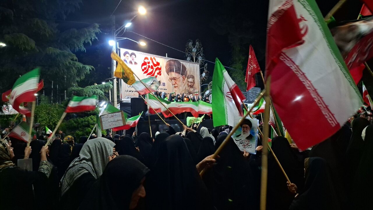 علی آباد در شب به میدان آمد؛ روایت تازه‌ای از حضور مردمی