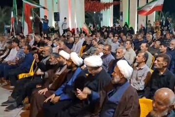 اجتماع باشکوه مردم آبدان در دفاع از نظام اسلامی