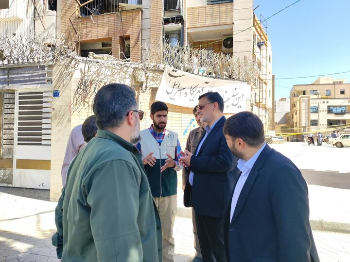 بازدید سرزده دادستان اصفهان از مناطق آسیب‌دیده جنگ رمضان