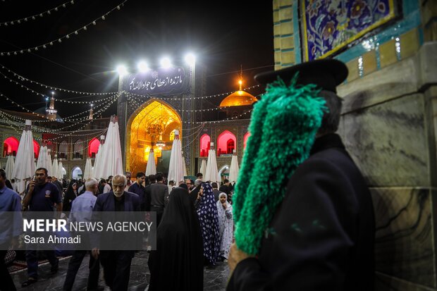 شب شهادت امام جواد(ع) در حرم علی‌ابن‌ موسی الرضا (ع)