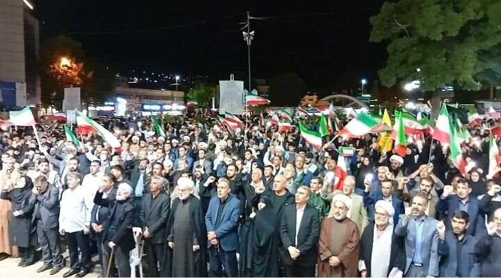 حضور حماسی مردم همدان برای جان‌فدایی ایران