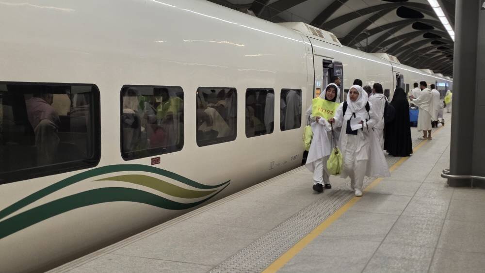 زائران،قطار،مدينه،حج،انتقال،عمليات،ساعت،مكه،ايستگاه،ستاد،حرك ...