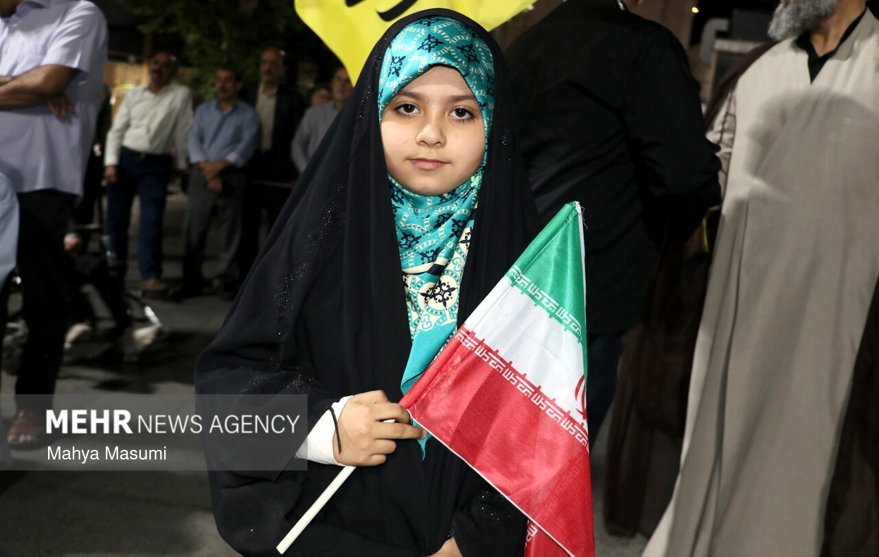عهد کودکان کرجی با آرمانهای آقای شهید ایران